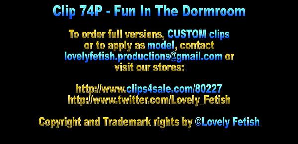  Clip 74P Fun In The Dormroom - Full Version Sale $12